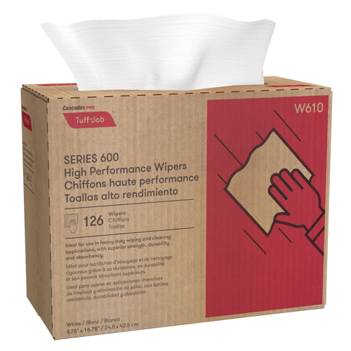 Chiffons enchev&ecirc;tr&eacute;s HP Pro Tuff-Job, Robuste, 16-3/4" lo x 9-3/4" la Waymarc Industries Inc