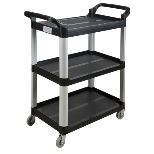 Chariot utilitaire, 3 tiers, 16-3/4" x 37" x 33-1/2", Capacit&eacute; 250 lb Waymarc Industries Inc