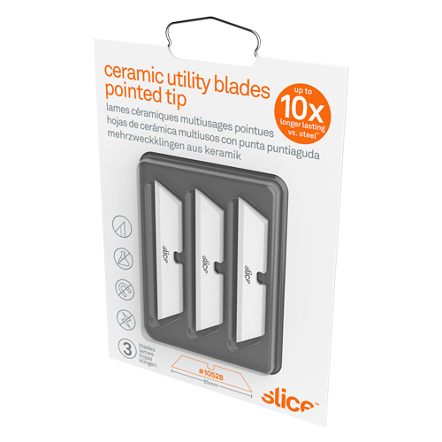 Slice Lames &agrave; bout pointu en c&eacute;ramique pour couteau utilitaire, Style Simple Waymarc Industries Inc
