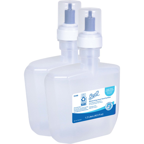 D&eacute;sinfectant moussant et hydratant pour les mains Pro de Scott, 1200 ml, Cartouche de recharge, 62% alcool Waymarc Industries Inc