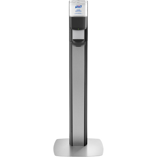 Messenger ES6 Silver Panel Floor Stand with Dispenser Waymarc Industries Inc
