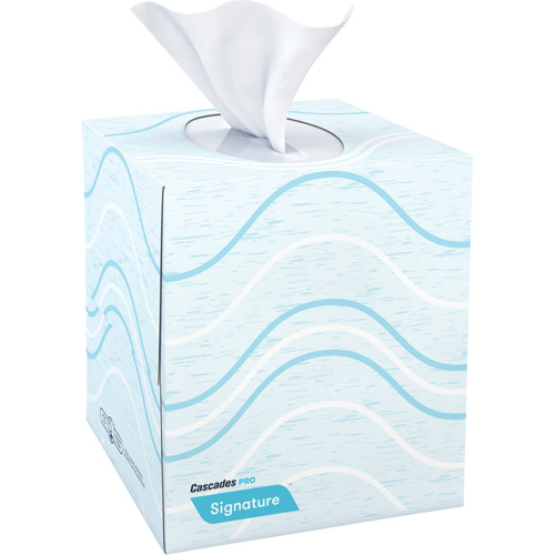 Pro Signature Facial Tissue, 2 Ply, 8" L x 8" W, 90 Sheets/Box Waymarc Industries Inc