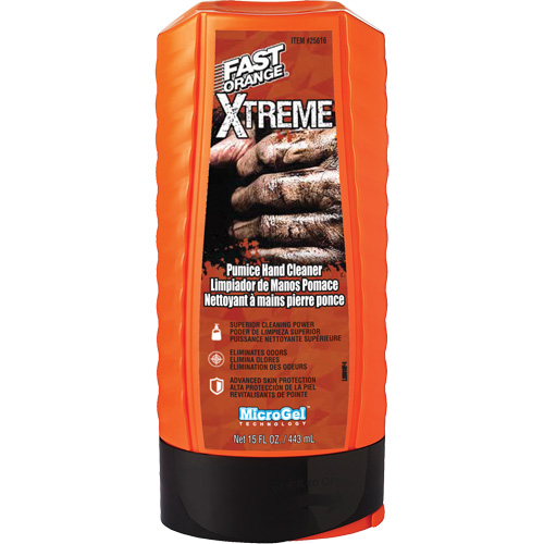 Xtreme Professional Grade Hand Cleaner, Pumice, 443 ml, Bottle, Orange Waymarc Industries Inc