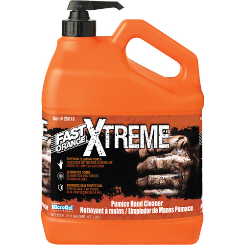 Xtreme Professional Grade Hand Cleaner, Pumice, 3.78 L, Pump Bottle, Orange Waymarc Industries Inc