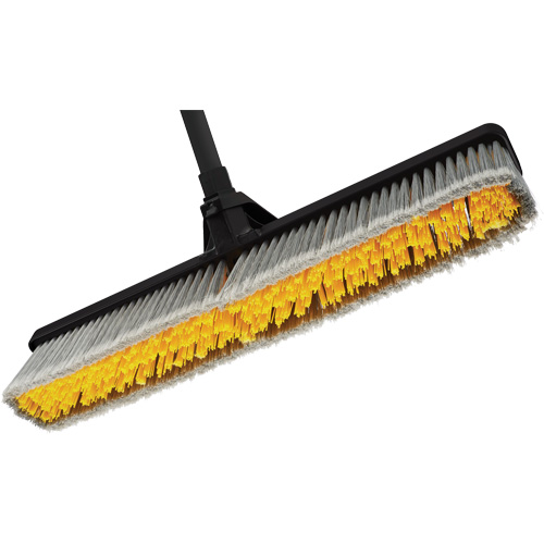 Multi-Surface Push Broom, 24", Medium, Polypropylene Bristles Waymarc Industries Inc
