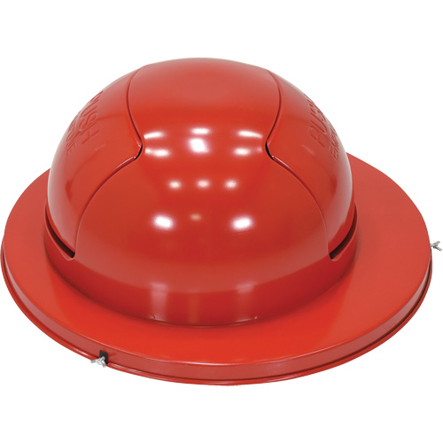 Drum Waste Disposal Top, Dome Lid, Metal, Fits Container Size: 23-1/2" Dia. Waymarc Industries Inc
