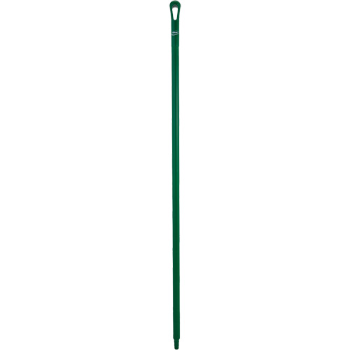 Ultra Hygiene Handle, Broom/Scraper/Squeegee, Green, Ergonomic, 59" L Waymarc Industries Inc