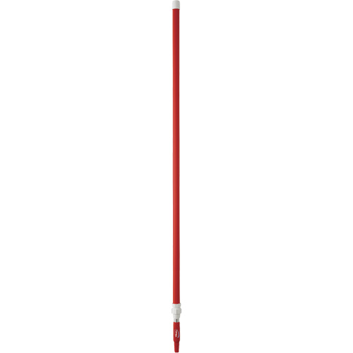 Manche de brosse pour plateforme, Brosse/Support &agrave; tampon, Rouge, T&eacute;lescopique, 62"-113" lo Waymarc Industries Inc