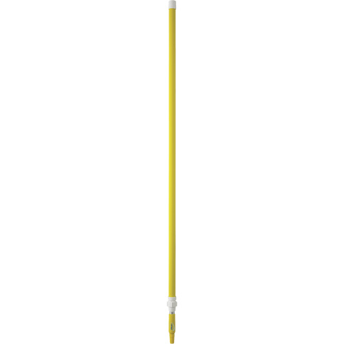 Manche de brosse pour plateforme, Brosse/Support &agrave; tampon, Jaune, T&eacute;lescopique, 62"-113" lo Waymarc Industries Inc