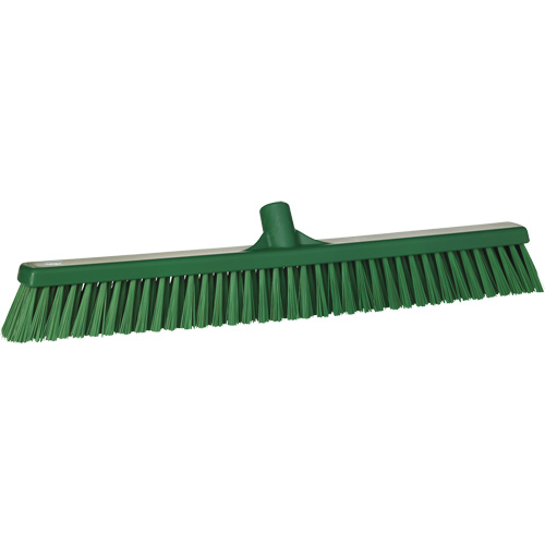 Balai-brosse &agrave; soies combin&eacute;es, Crins Cors&eacute;/Fin, 24", Polyester, Vert Waymarc Industries Inc