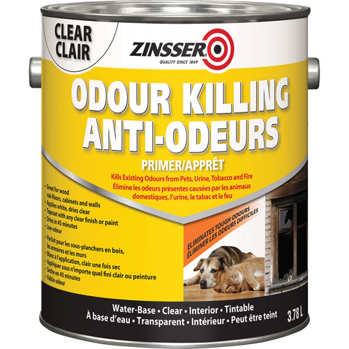 Odour Killing Primer, 3.78 L, Gallon, Clear Waymarc Industries Inc