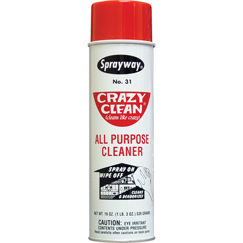 Nettoyant tout usage Crazy Clean, 20 oz, Canette a&eacute;rosol Waymarc Industries Inc