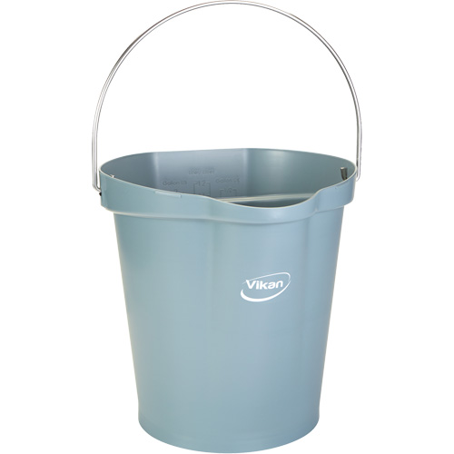 Food Hygiene Bucket, Grey, 3 US gal. Waymarc Industries Inc