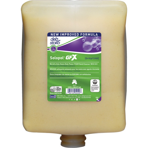 Nettoyant &agrave; mains Solopol GFX, Liquide, 3,25 L, Cartouche en plastique, Parfum&eacute; Waymarc Industries Inc
