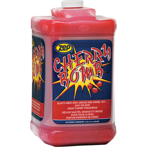 Cherry Bomb Heavy-Duty Hand Cleaner, Pumice, 3.78 L, Bottle, Cherry Waymarc Industries Inc