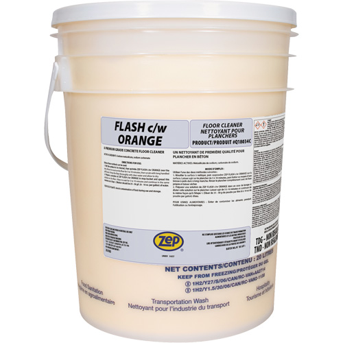 Flash Orange Premium Grade Concrete Floor Cleaner Waymarc Industries Inc