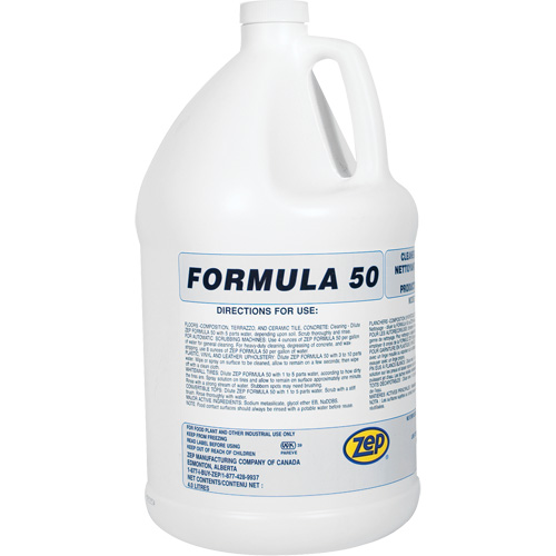 Nettoyant alcalin pour gros travaux Formula 50, 4 L, Cruche Waymarc Industries Inc