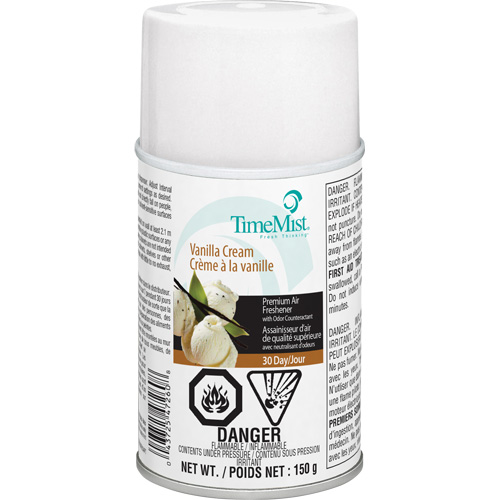 TimeMist&reg; Industrial Strength Air Freshener, Vanilla Cream, Aerosol Can/Cartridge Waymarc Industries Inc