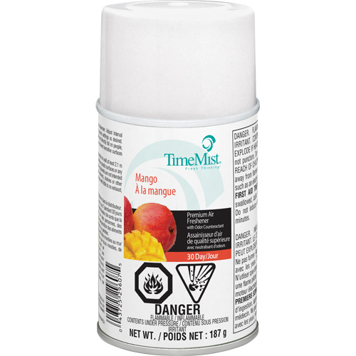 Purificateur dair industriel TimeMist, Mangue, Canette a&eacute;rosol/Cartouche Waymarc Industries Inc