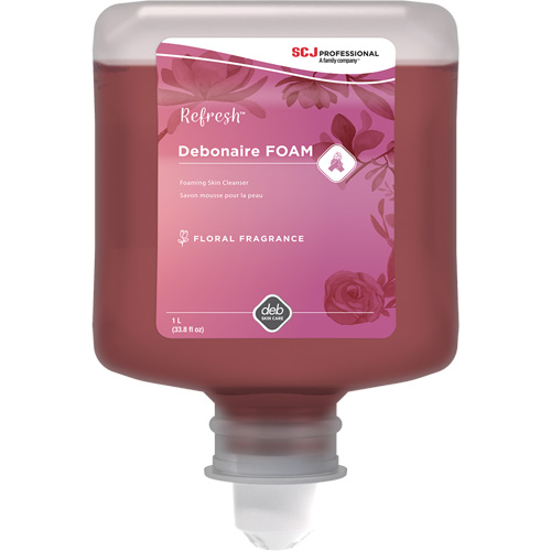Savon &agrave; mains Refresh Debonaire, Mousse, 1 L, Parfum&eacute; Waymarc Industries Inc