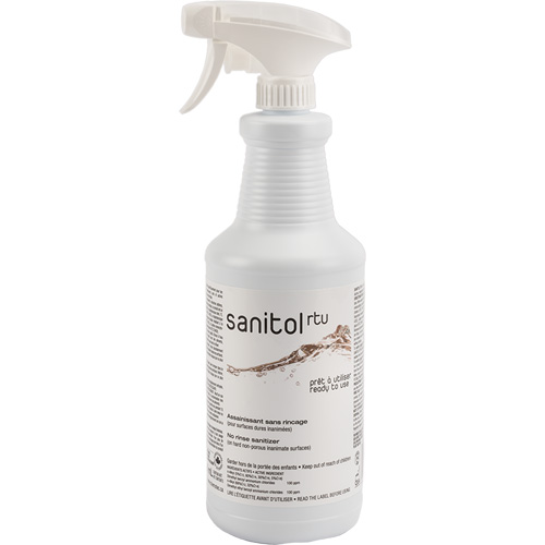 D&eacute;sinfectant et assainissant concentr&eacute; Sanitol, 950 ml, Bouteille &agrave; g&acirc;chette Waymarc Industries Inc