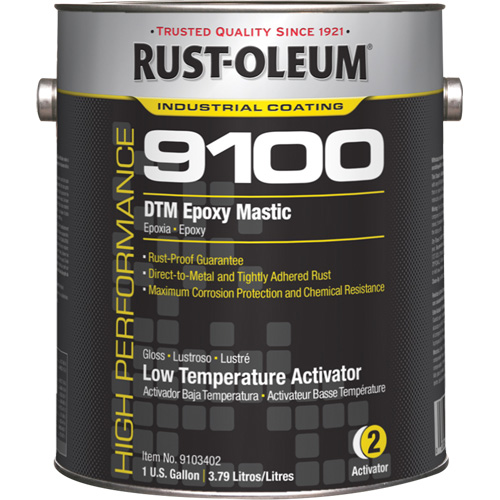 9100 System DTM Epoxy Mastic Low Temperature Activator, Gallon Waymarc Industries Inc