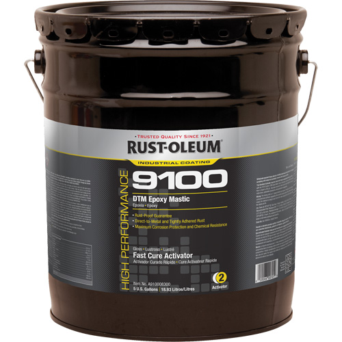 9100 System DTM Epoxy Mastic Fast Cure Activator, 5 gal., Pail Waymarc Industries Inc