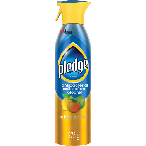 Pledge&reg; Multi Surface Cleaner & Disinfectant, 275 ml, Aerosol Can Waymarc Industries Inc