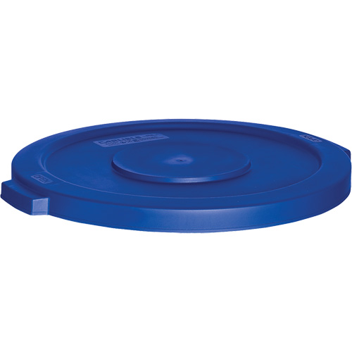 Couvercle pour contenant &agrave; d&eacute;chets, Couvercle plat, Plastique, Convient aux contenants 22" dia. Waymarc Industries Inc