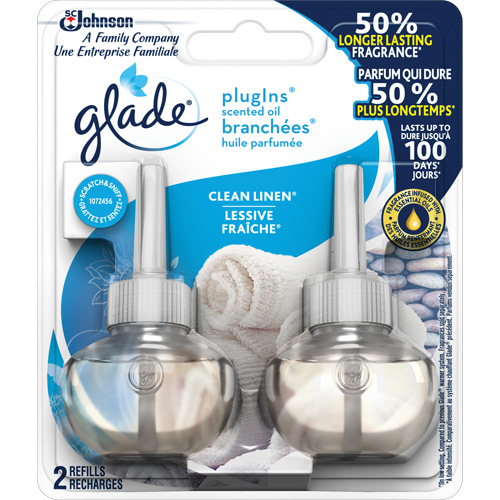 Glade&reg; PlugIns&reg; Scented Oil Refills, Clean Linen&reg;, Cartridge Waymarc Industries Inc