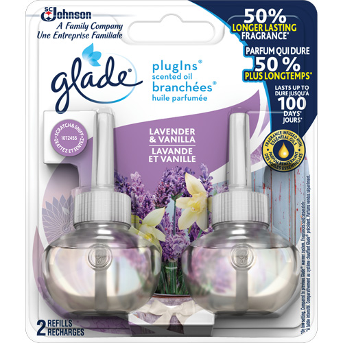 Glade&reg; PlugIns&reg; Scented Oil Refills, Lavender & Vanilla, Cartridge Waymarc Industries Inc