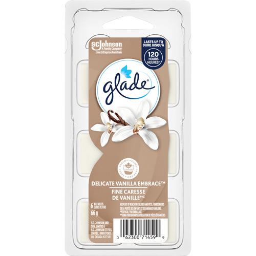 Cubes de cire parfum&eacute;e Glade, Fine caresse de vanille Waymarc Industries Inc