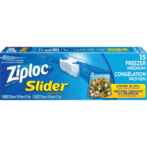 Ziploc&reg; Slider Freezer Bags Waymarc Industries Inc