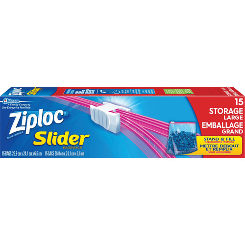 Ziploc&reg; Slider Freezer Bags Waymarc Industries Inc