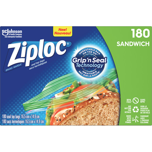 Sacs &agrave; sandwichs Ziploc Waymarc Industries Inc