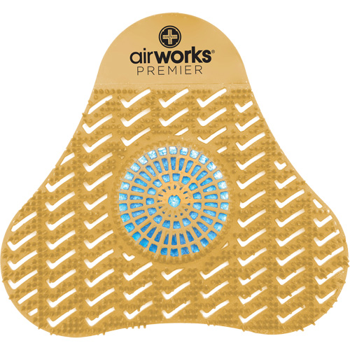 Tamis d'urinoir avec bloc d&eacute;sodorisant AirWorks Waymarc Industries Inc