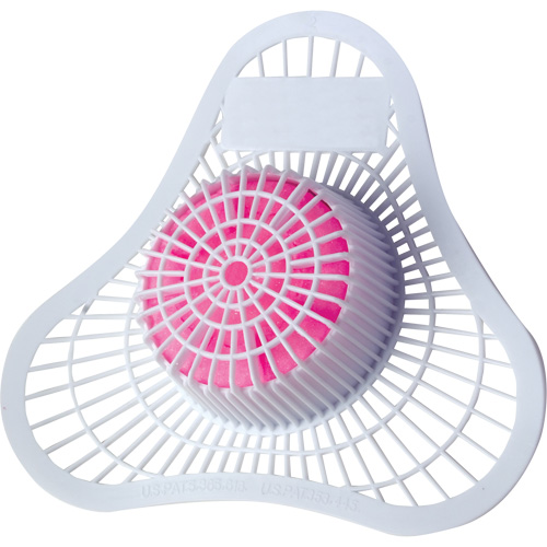 Tamis d'urinoir avec bloc non para Health Gards Waymarc Industries Inc