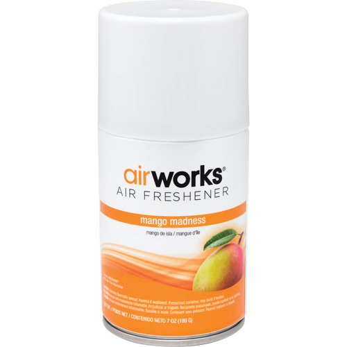AirWorks&reg; Metered Air Fresheners, Mango Madness, Aerosol Can Waymarc Industries Inc