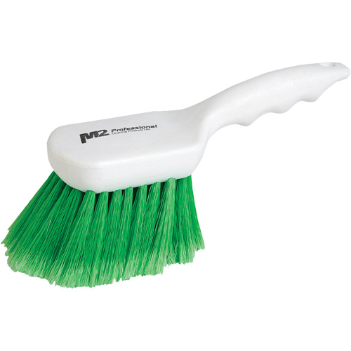 Brosse &agrave; recoins &agrave; manche court, 9" l, Soies Synth&eacute;tique, Vert Waymarc Industries Inc