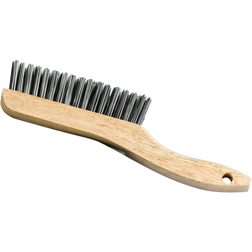 Brosse &agrave; manche en patin, Acier, 4 x 16 rangs de fils, Longueur 9-3/4" Waymarc Industries Inc