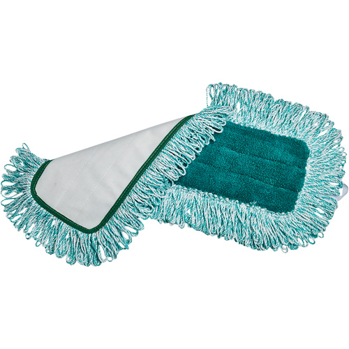 Dry Pad with Fringe, Hook and Loop Style, Microfibre/Polyester, 24" L x 5-3/4" W Waymarc Industries Inc