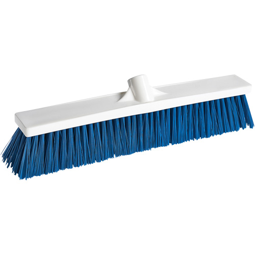 Balai-brosse pour le service alimentaire, Crins Moyen, 18", Polypropyl&egrave;ne, Blanc Waymarc Industries Inc