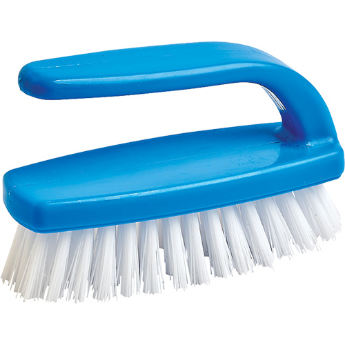 Nail Cleaning Brush, 4" L, Synthetic Bristles, Blue/White Waymarc Industries Inc
