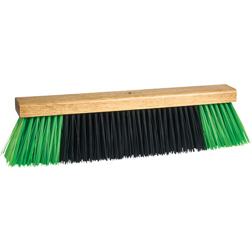 Bulldog Push Broom Head, 18", Coarse, PVC Bristles Waymarc Industries Inc