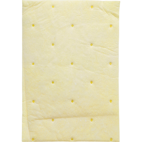 High Capacity Chemical Sorbent Pad, Hazmat, 14.5" x 9.25", 26.3 gal Absorbancy Waymarc Industries Inc