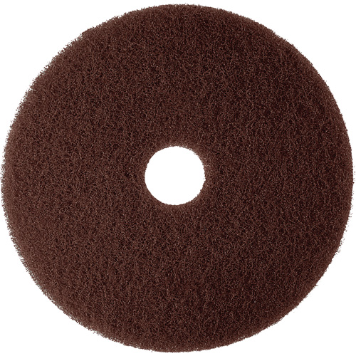 Natural Blend Pad, 12", Stripping, Brown Waymarc Industries Inc