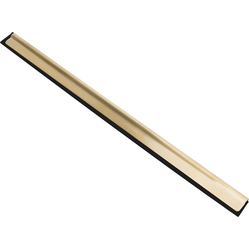 Window Squeegee Blade, 14", Rubber, Brass Frame Waymarc Industries Inc