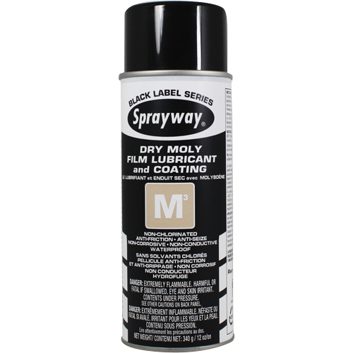 M3 Dry Moly Lubricant, Aerosol Can Waymarc Industries Inc