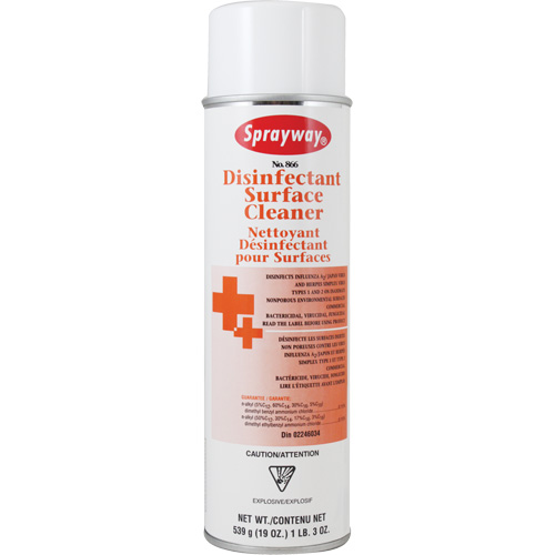 Disinfectant Surface Cleaner, 19 fl. oz., Aerosol Can Waymarc Industries Inc