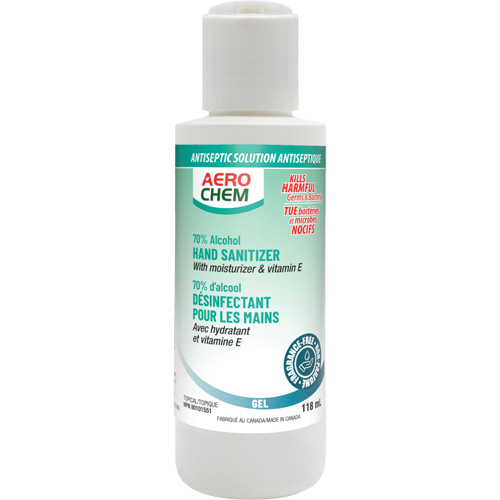 Gel d&eacute;sinfectant pour les mains, 118 ml, Bouteille pressable, 70 % alcool Waymarc Industries Inc